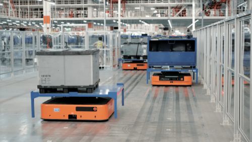 一汽-大众佛山工厂智慧物流系统 驱动高效与精准的车辆物流革命